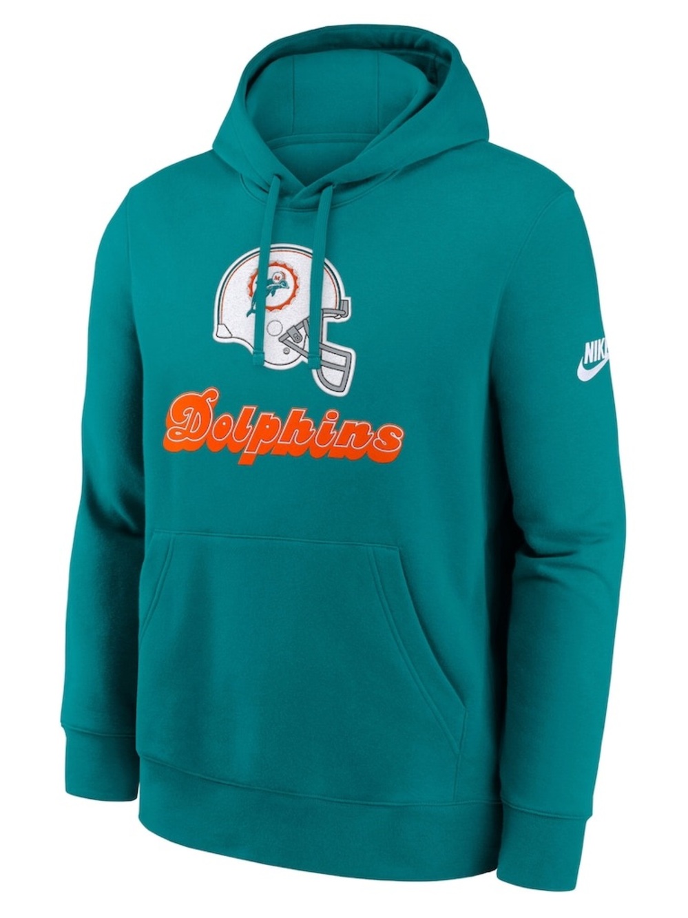 M Men's Nike Aqua Miami Dolphins NFL Football Pullover Hoodie Shirt Sweatshirt